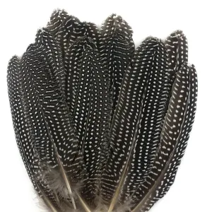 100Pcs 15-20CM Natural Pheasant Spotted Feathers DIY Crafts