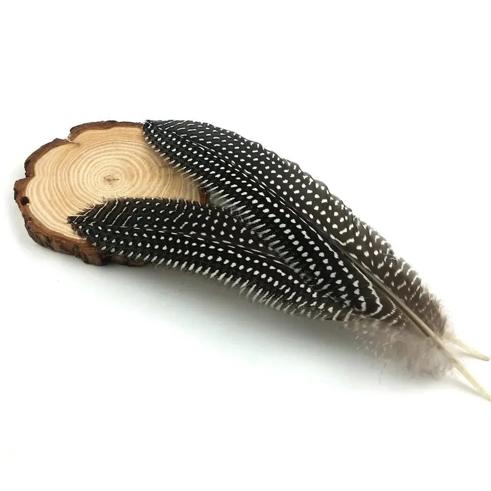 100Pcs 15-20CM Natural Pheasant Spotted Feathers DIY Crafts