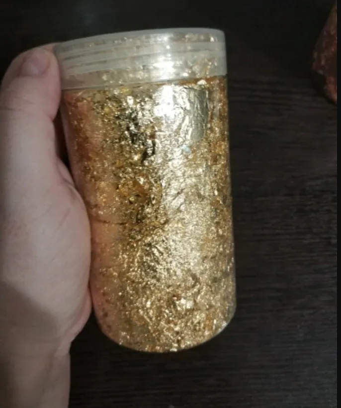 10g Gold Leaf Flakes Gilding Handicrafts