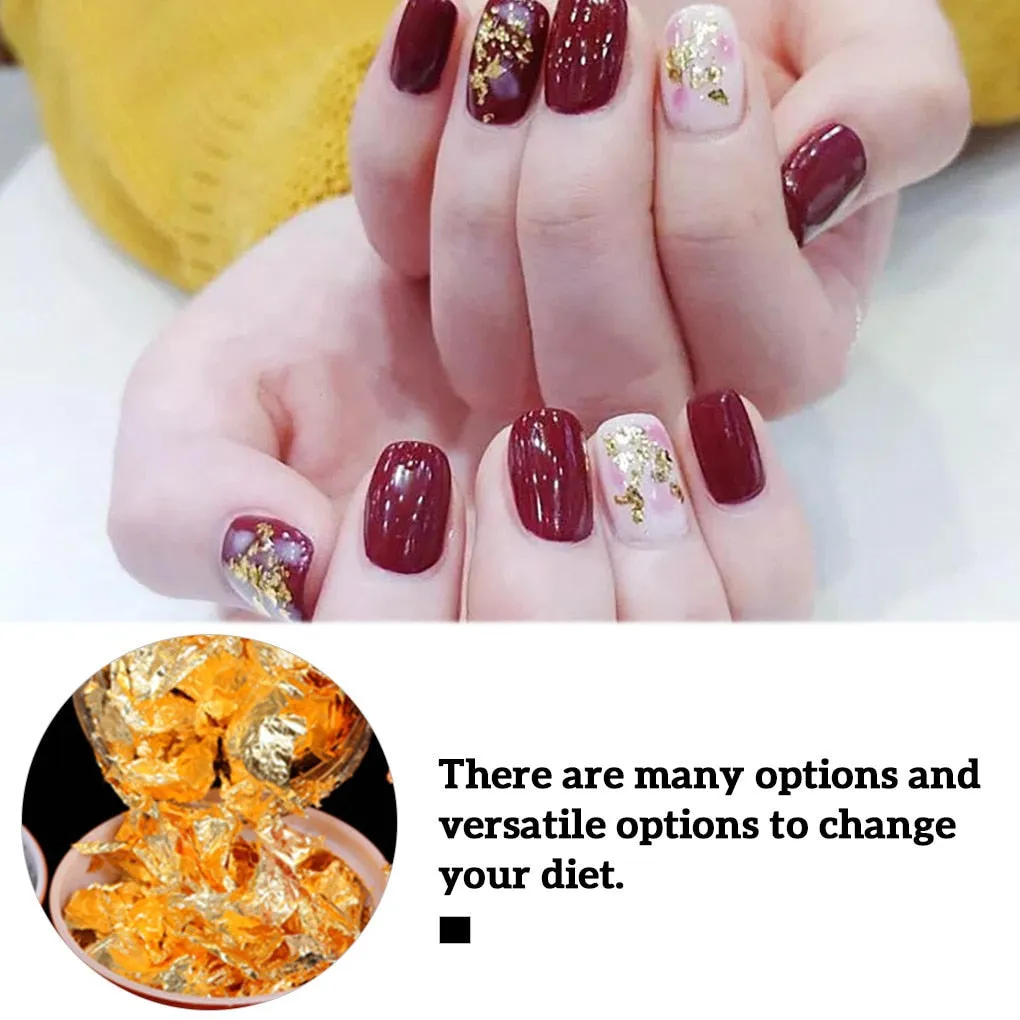 10g Gold Leaf Flakes Gilding Handicrafts