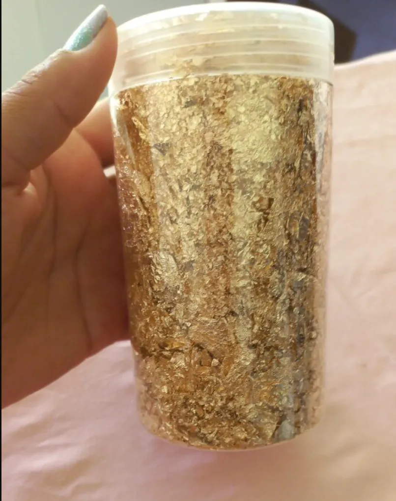 10g Gold Leaf Flakes Gilding Handicrafts