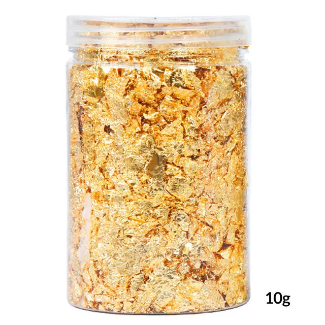 10g Gold Leaf Flakes Gilding Handicrafts