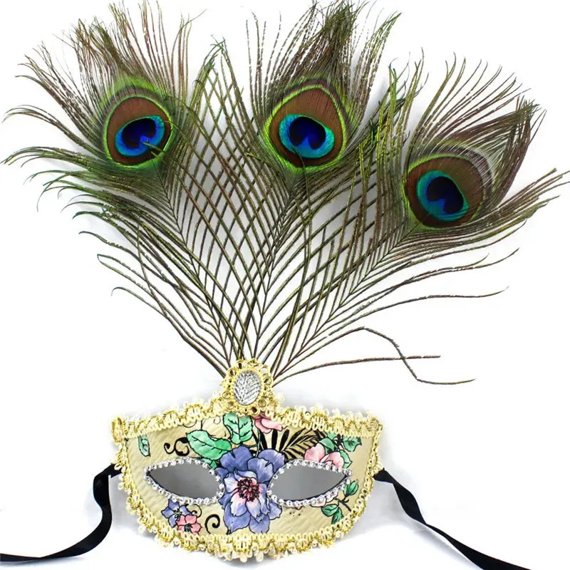 10Pcs Natural Peacock Feathers 25-30CM/10-12inch Feathers for Crafts and Decoration