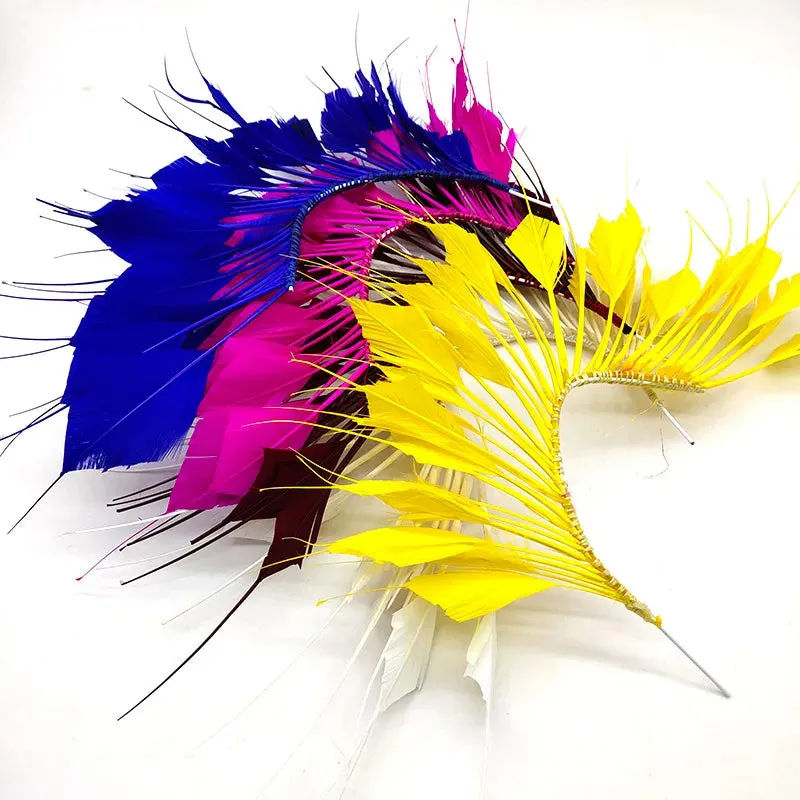 1pcs Dyed Goose Feather 30CM DIY Crafts