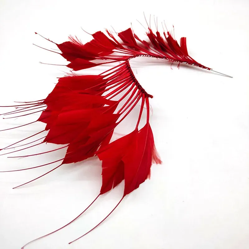 1pcs Dyed Goose Feather 30CM DIY Crafts