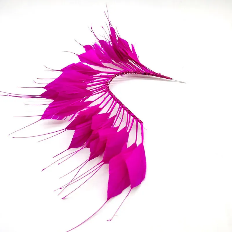1pcs Dyed Goose Feather 30CM DIY Crafts