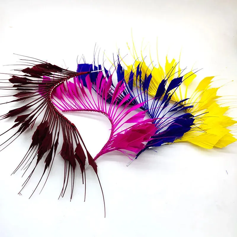 1pcs Dyed Goose Feather 30CM DIY Crafts