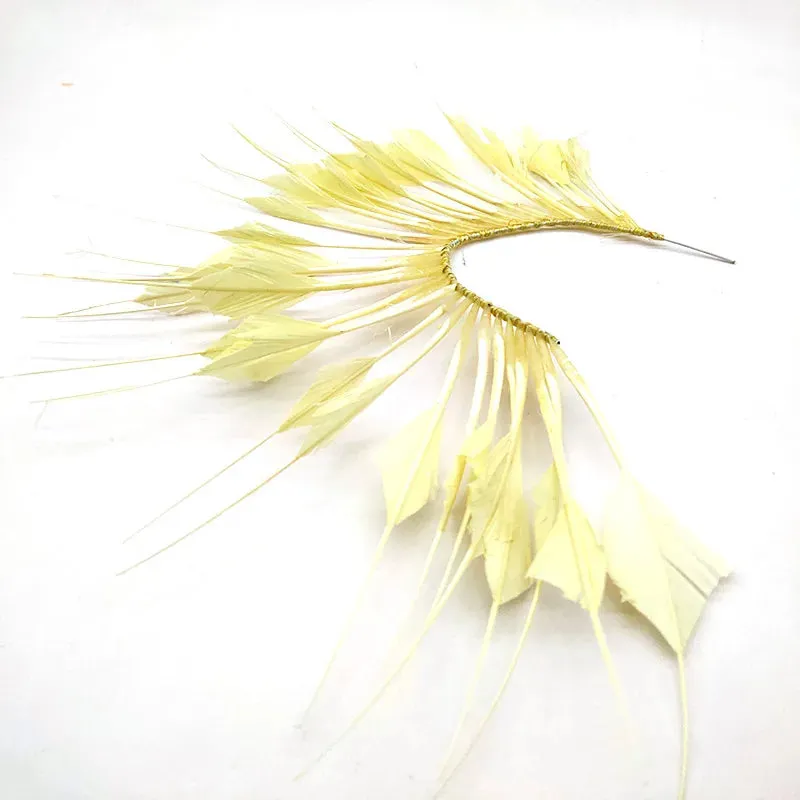 1pcs Dyed Goose Feather 30CM DIY Crafts