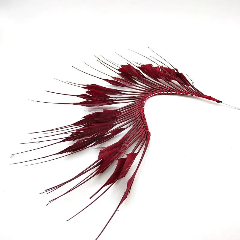 1pcs Dyed Goose Feather 30CM DIY Crafts