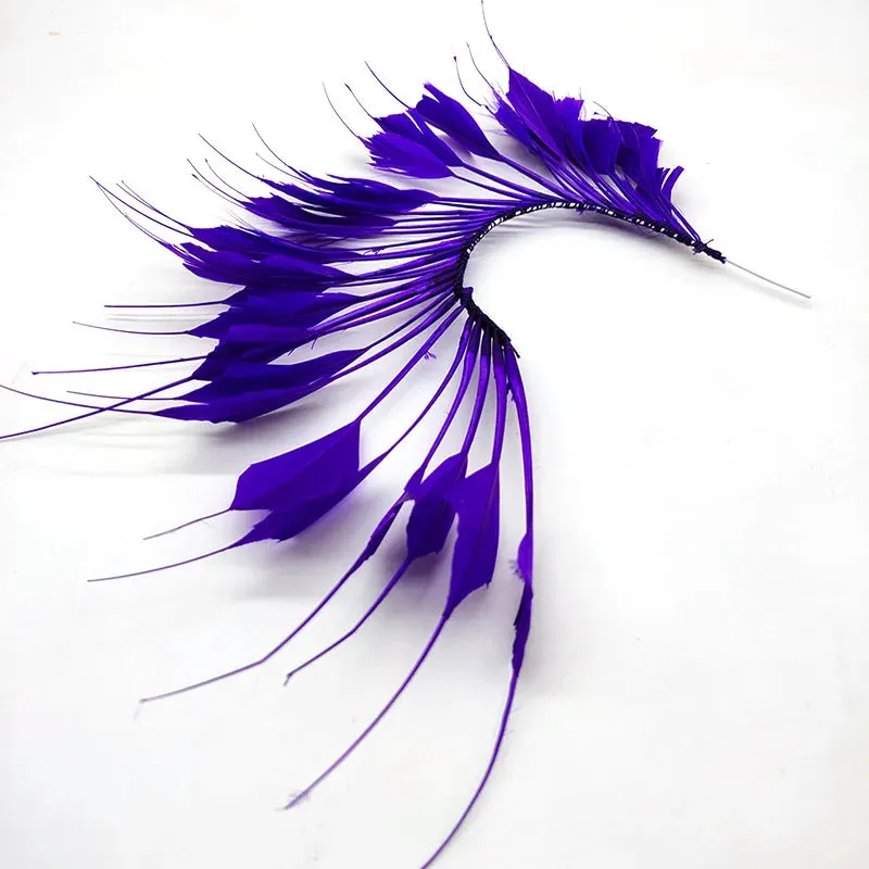 1pcs Dyed Goose Feather 30CM DIY Crafts