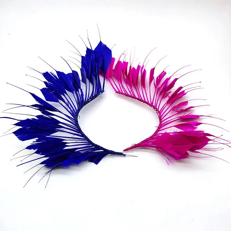 1pcs Dyed Goose Feather 30CM DIY Crafts
