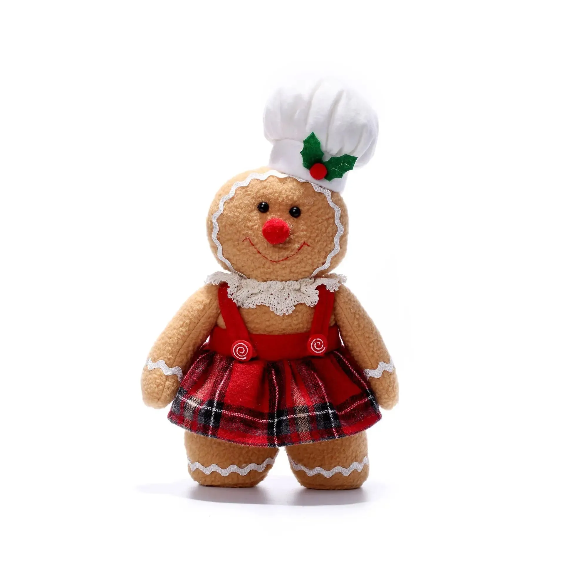 30cm Gingerbread Man and Woman Dolls Christmas Plushies