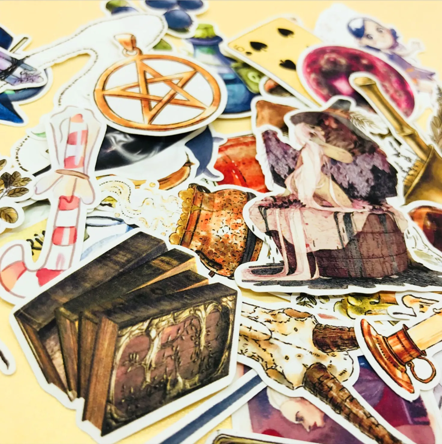 38Pcs/Set Apothecary Magic Sticker Craft Scrapbooking Stickers