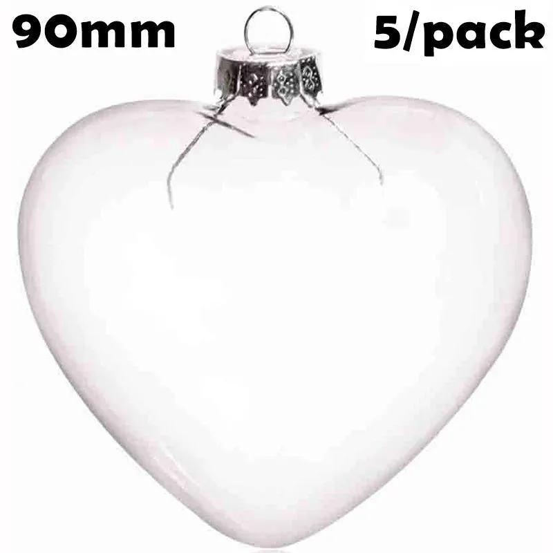 5 Pieces x DIY Paintable Home Wedding Christmas Decoration Ornament 90*60mm Glass Pine Cone Nut