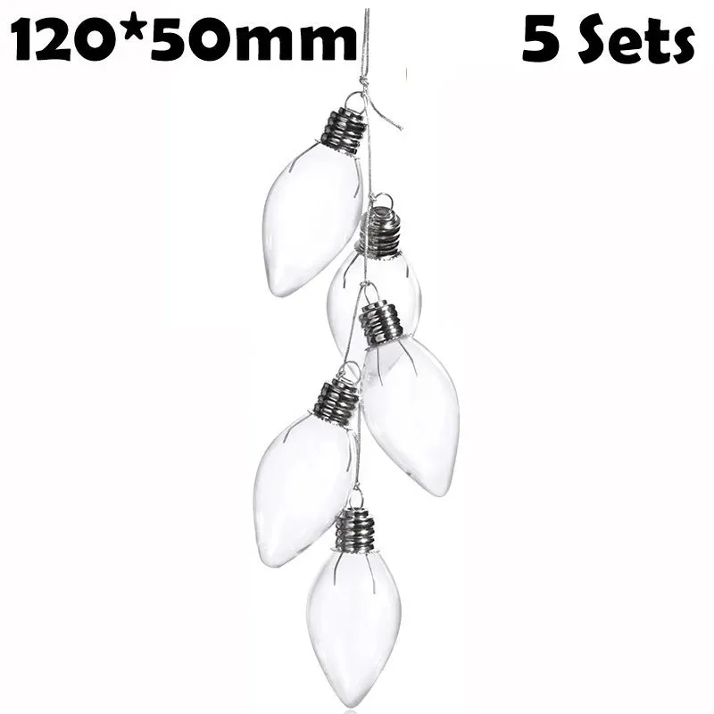 5 Pieces x DIY Paintable Home Wedding Christmas Decoration Ornament 90*60mm Glass Pine Cone Nut