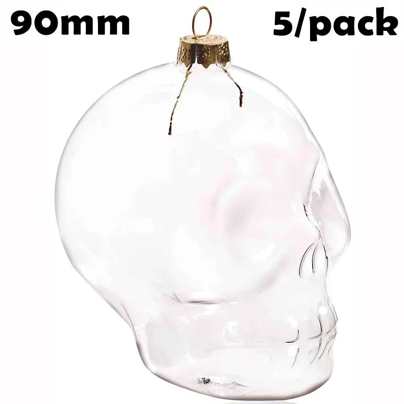 5 Pieces x DIY Paintable Home Wedding Christmas Decoration Ornament 90*60mm Glass Pine Cone Nut