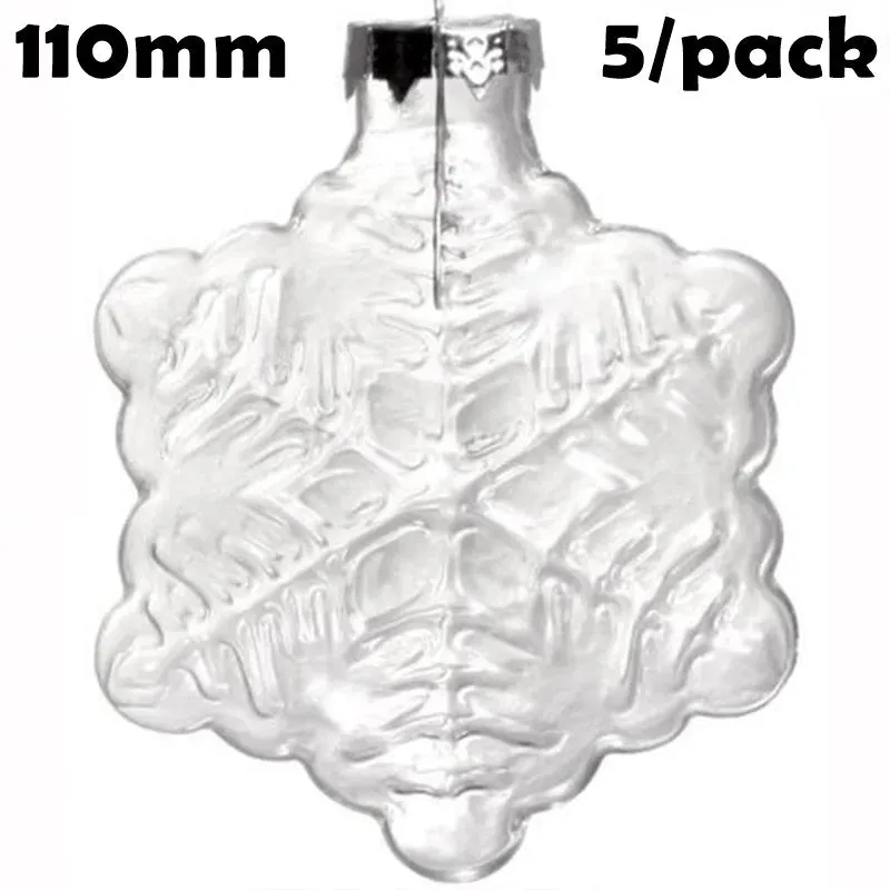 5 Pieces x DIY Paintable Home Wedding Christmas Decoration Ornament 90*60mm Glass Pine Cone Nut