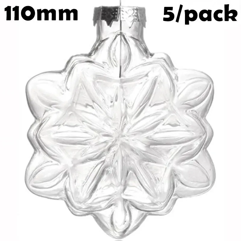 5 Pieces x DIY Paintable Home Wedding Christmas Decoration Ornament 90*60mm Glass Pine Cone Nut