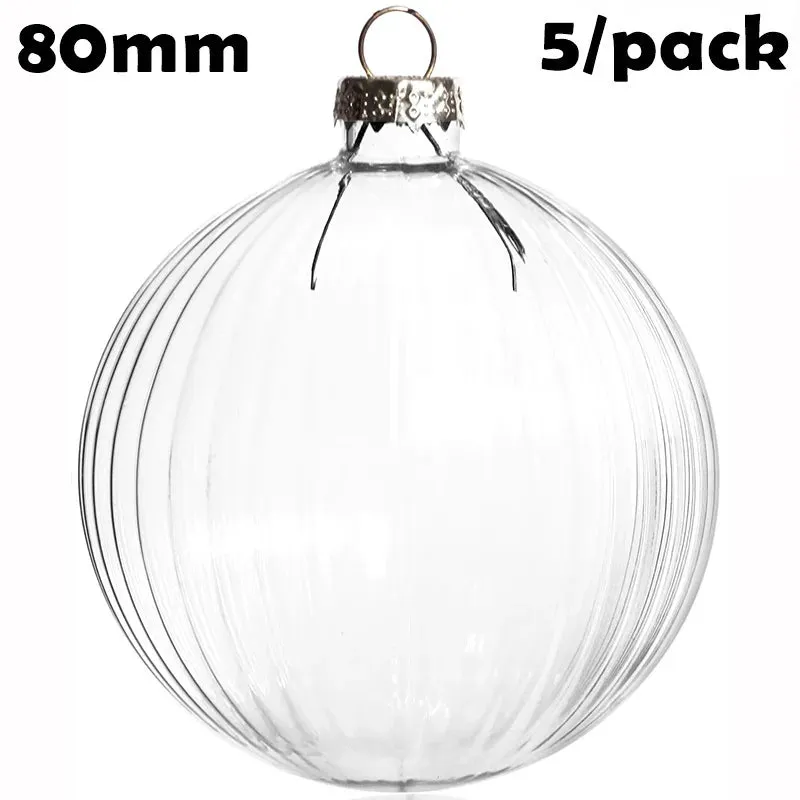 5 Pieces x DIY Paintable Home Wedding Christmas Decoration Ornament 90*60mm Glass Pine Cone Nut