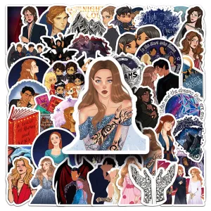50pcs Acotar Stickers Feyre Fandom