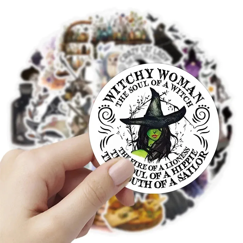 50pcs Gothic Magic World Stickers