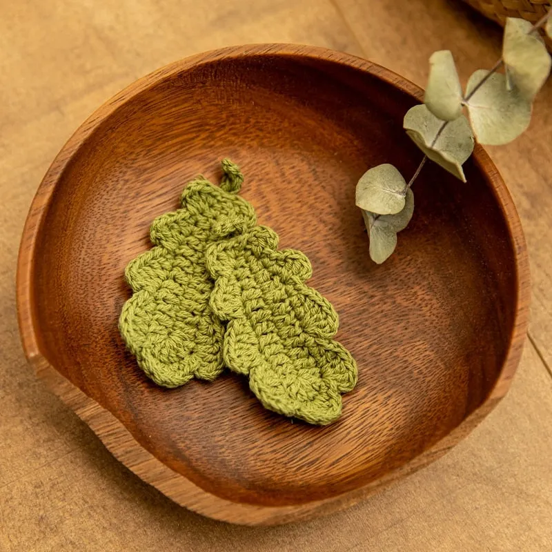 8pc Felt Wool Acorns