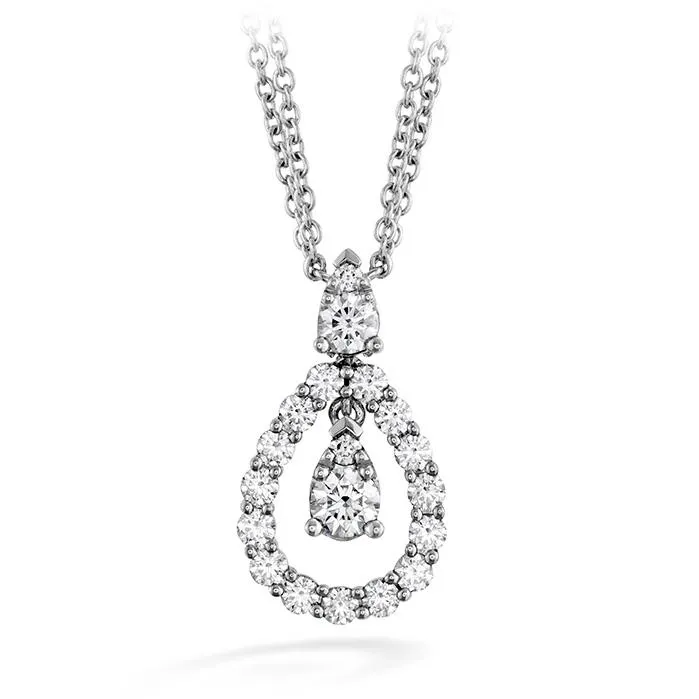 AERIAL DIAMOND DROP NECKLACE