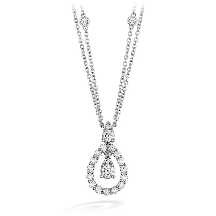AERIAL DIAMOND DROP NECKLACE