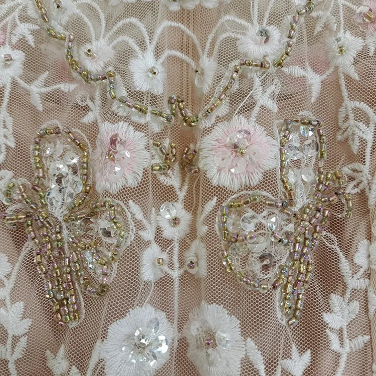 Amelia's Beaded Sequinned Embroidered Spring Season Dress