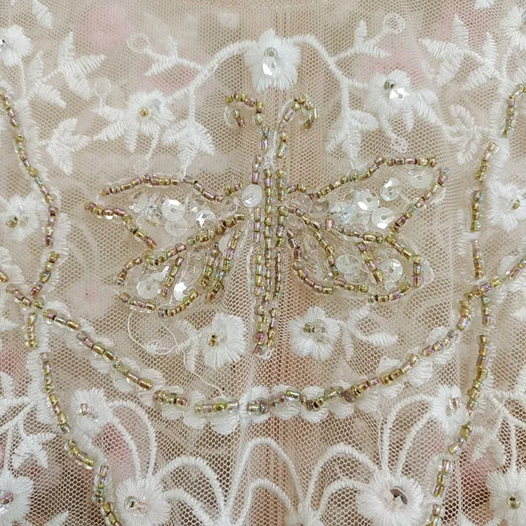 Amelia's Beaded Sequinned Embroidered Spring Season Dress