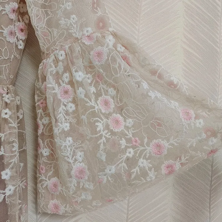 Amelia's Beaded Sequinned Embroidered Spring Season Dress