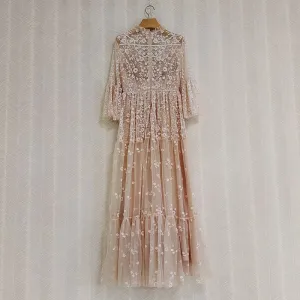 Amelia's Beaded Sequinned Embroidered Spring Season Dress