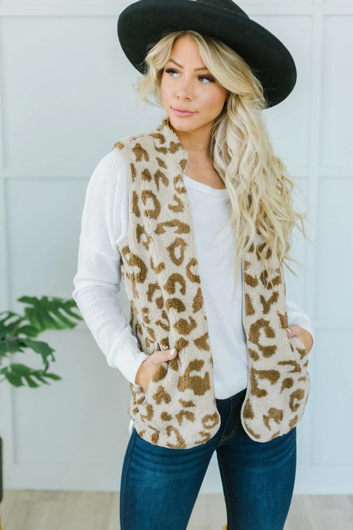 Animal Print Vest