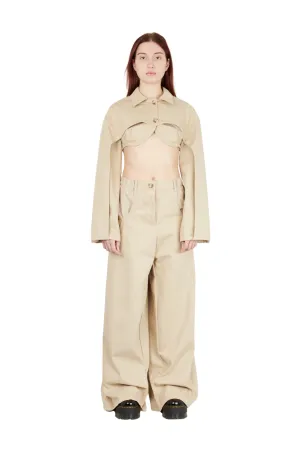 APORIA BEIGE DENIM JACKET