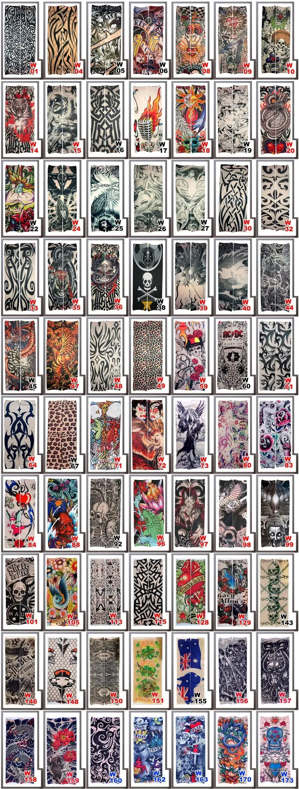 Arm Sleeves UV Protection Skin Protection Tattoo Sleeves Stockings