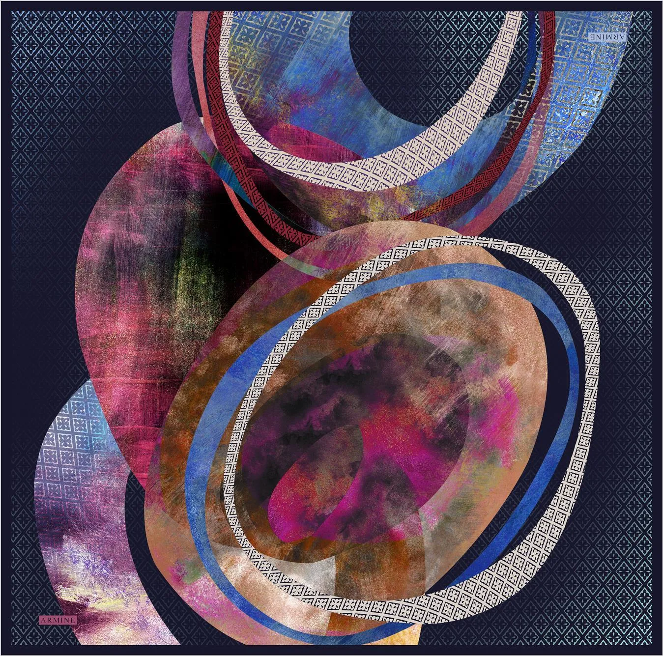 Armine Yuna Luxury Silk Scarf No. 3