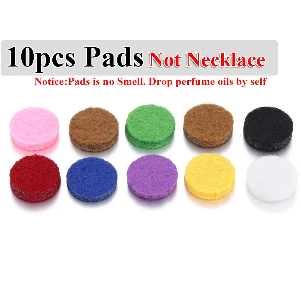 Aromatherapy Locket Necklaces Essential Oil Perfume Aroma Diffuser Necklace