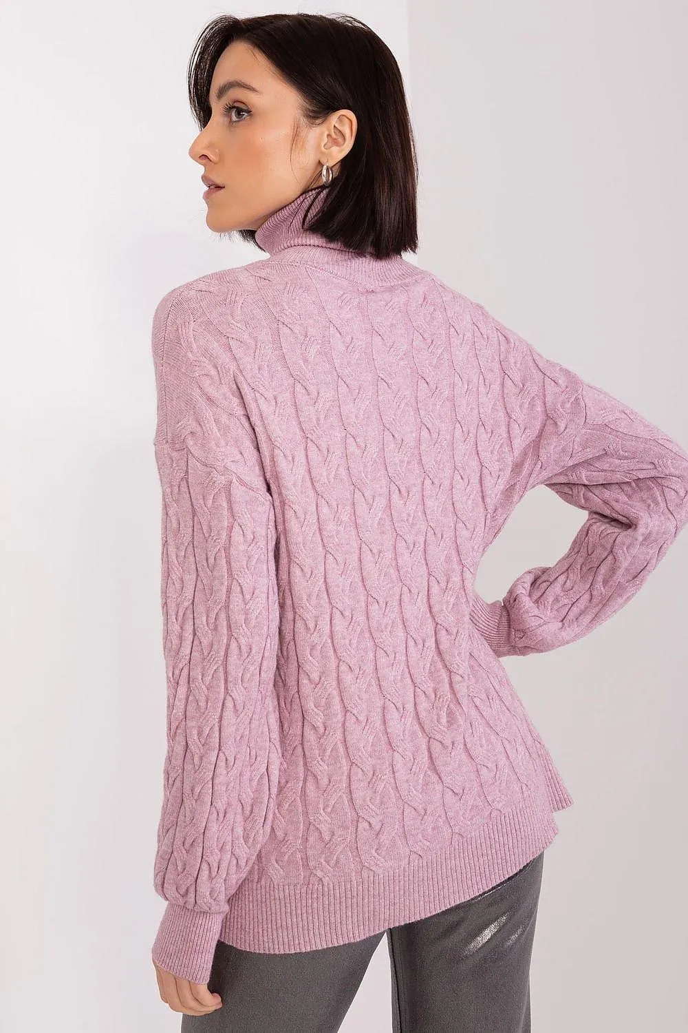 AT long sleeve turtleneck sweater