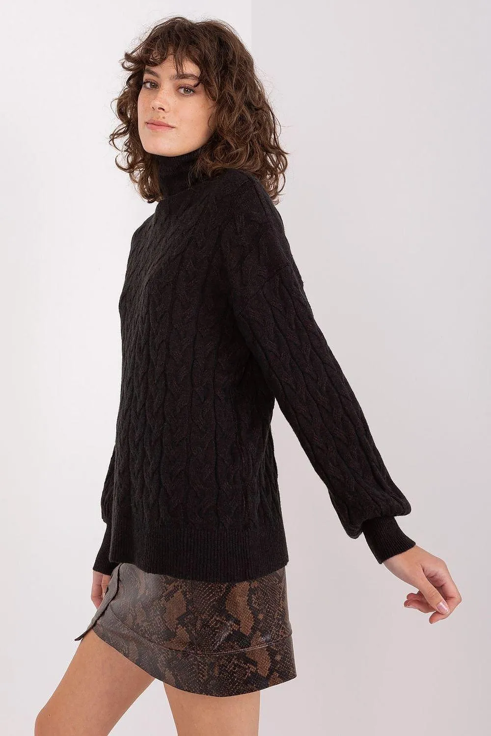 AT long sleeve turtleneck sweater