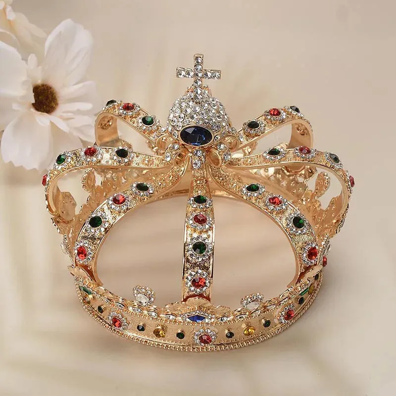 Baroque Royal Cross Crown