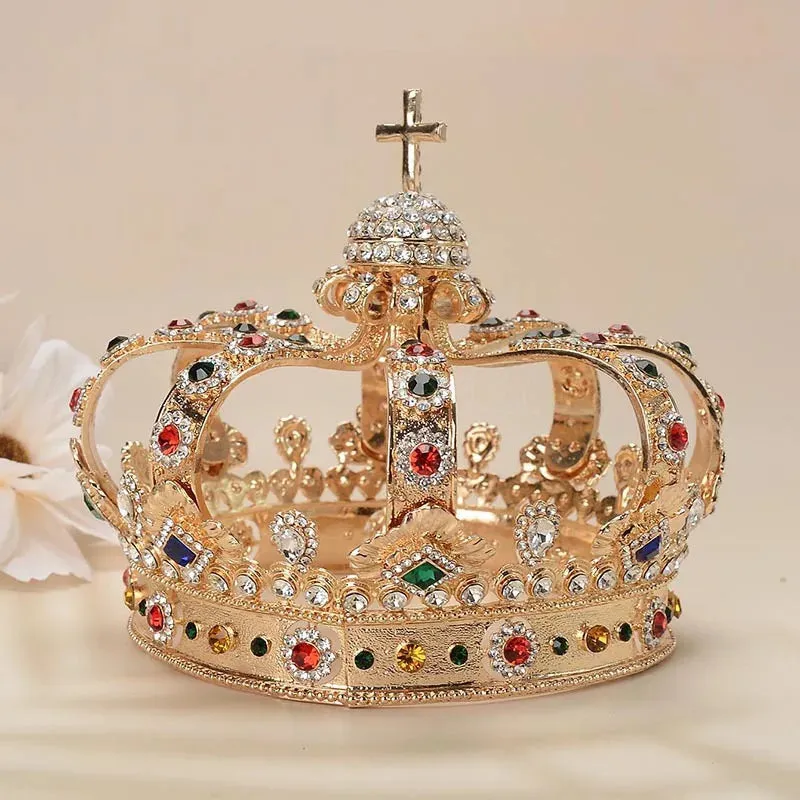 Baroque Royal Cross Crown