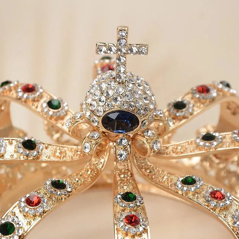 Baroque Royal Cross Crown