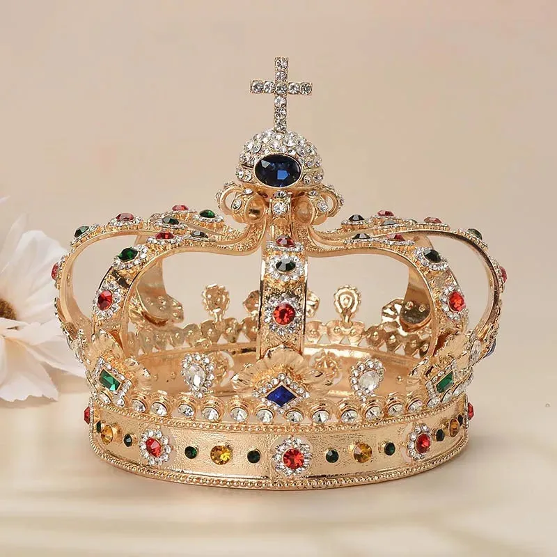 Baroque Royal Cross Crown