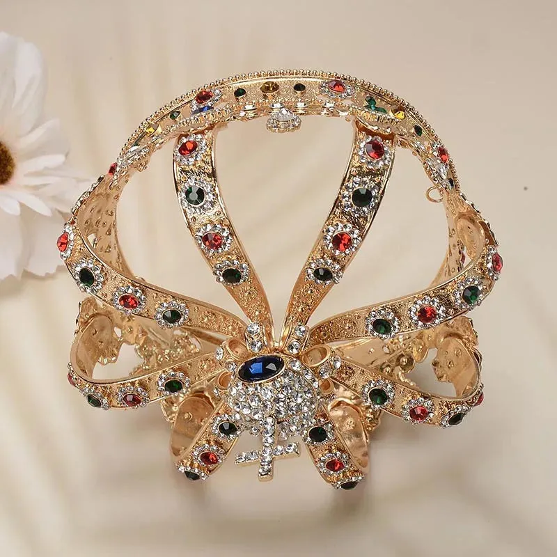 Baroque Royal Cross Crown