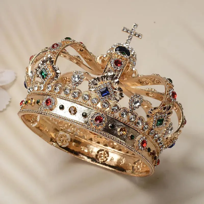 Baroque Royal Cross Crown