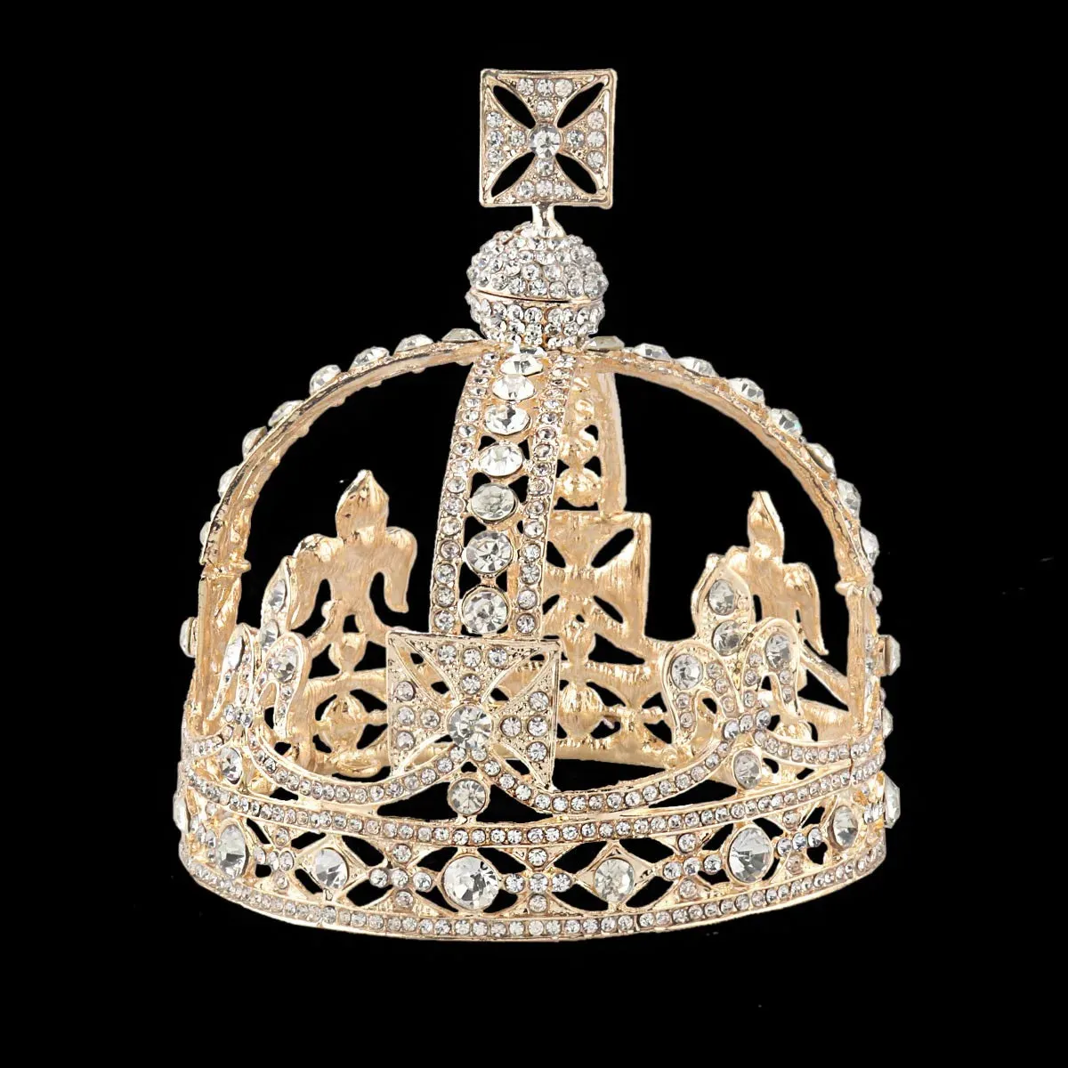Baroque Royal Full Round Catholic Crown