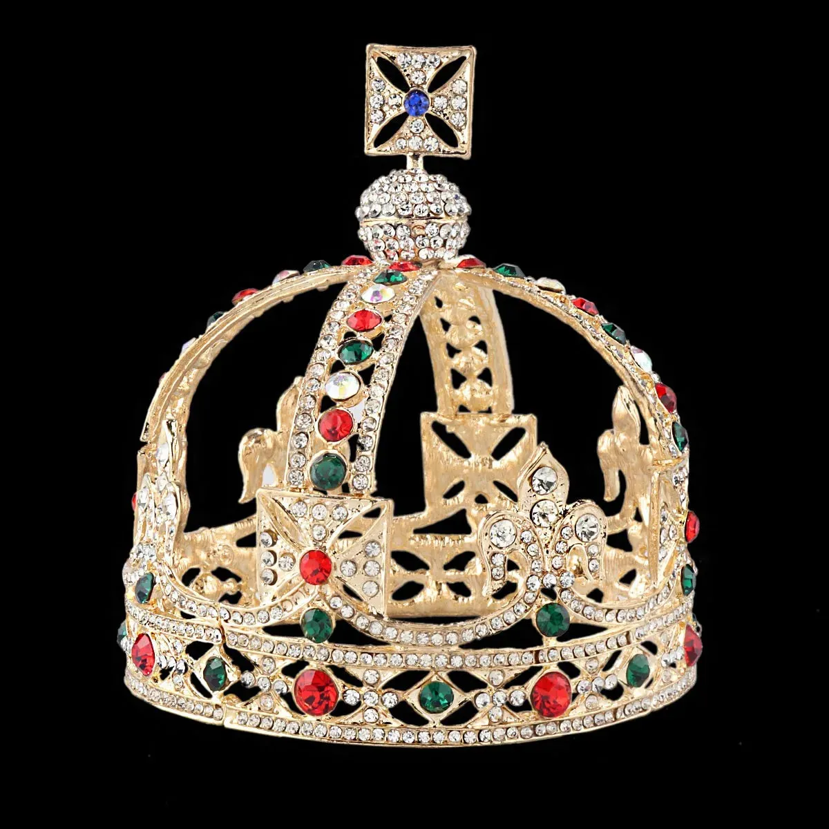 Baroque Royal Full Round Catholic Crown