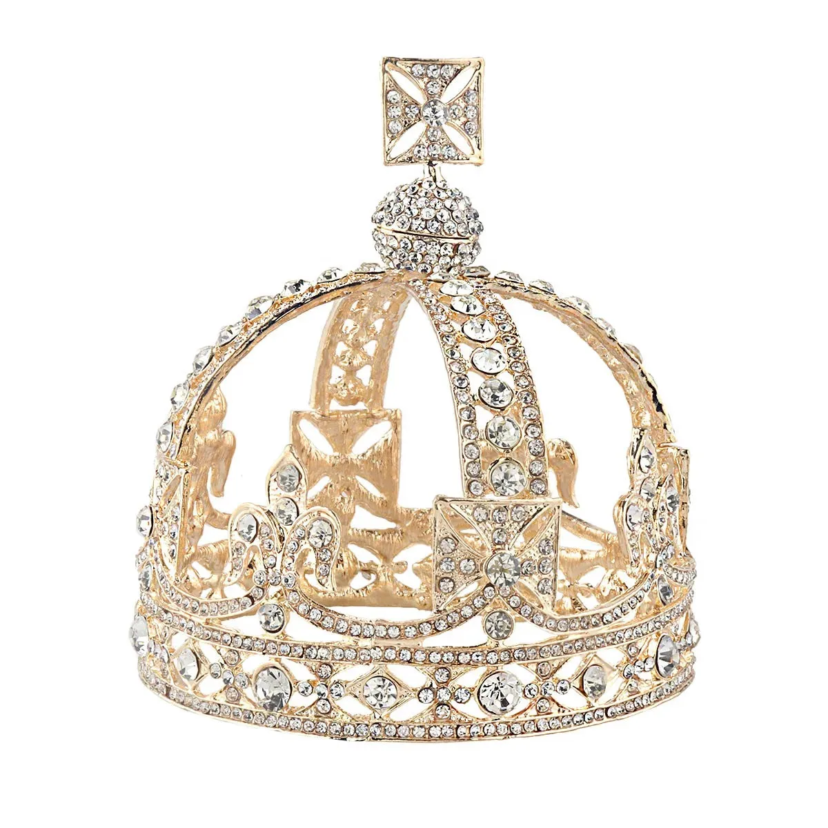 Baroque Royal Full Round Catholic Crown