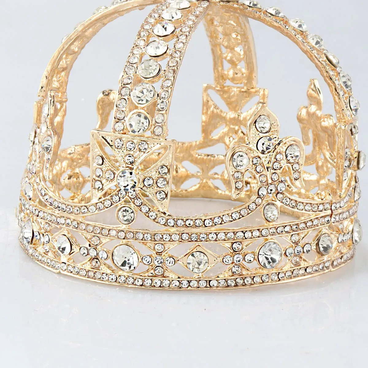 Baroque Royal Full Round Catholic Crown