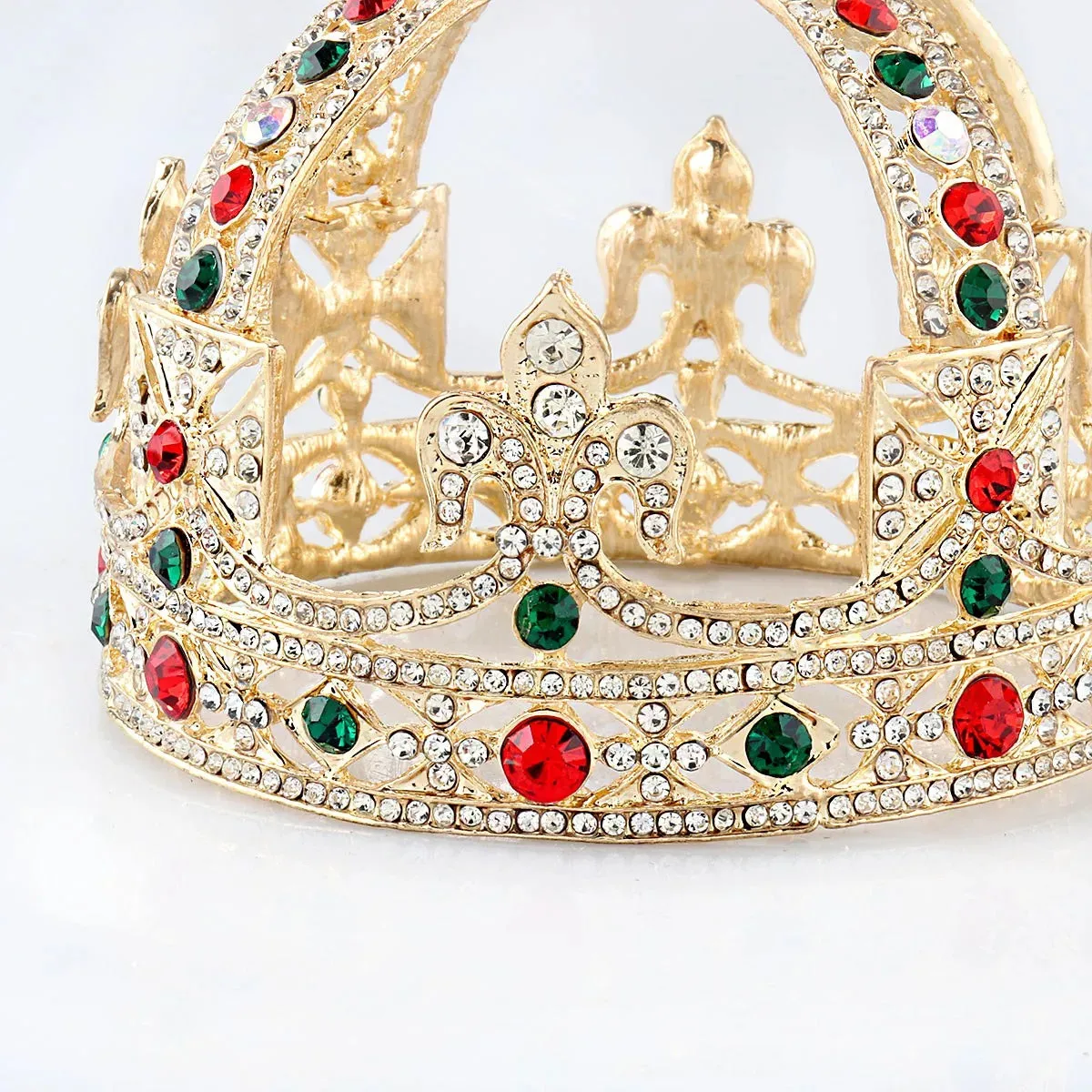 Baroque Royal Full Round Catholic Crown